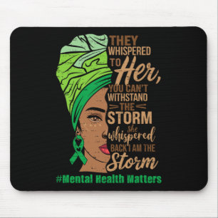 African American Mental Health Problems Black Woma Mouse Pad