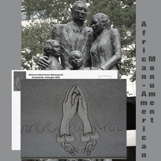 African-American Monument Savannah Georgia Postcard (Creator Uploaded)