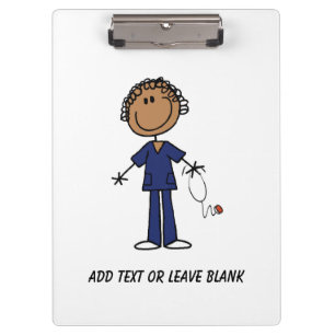 African American Nurse Aide Clipboard