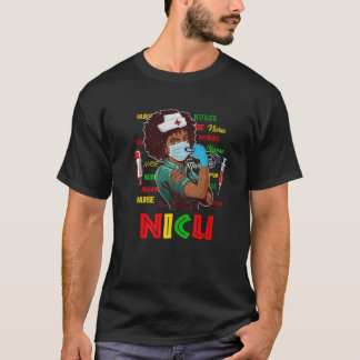 African American Nurse Black History Month Pride B T-Shirt