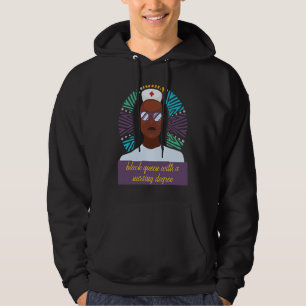 African American Nurse Black Queen Nursing School Hoodie