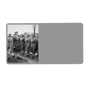 African American Office Inspects Troops