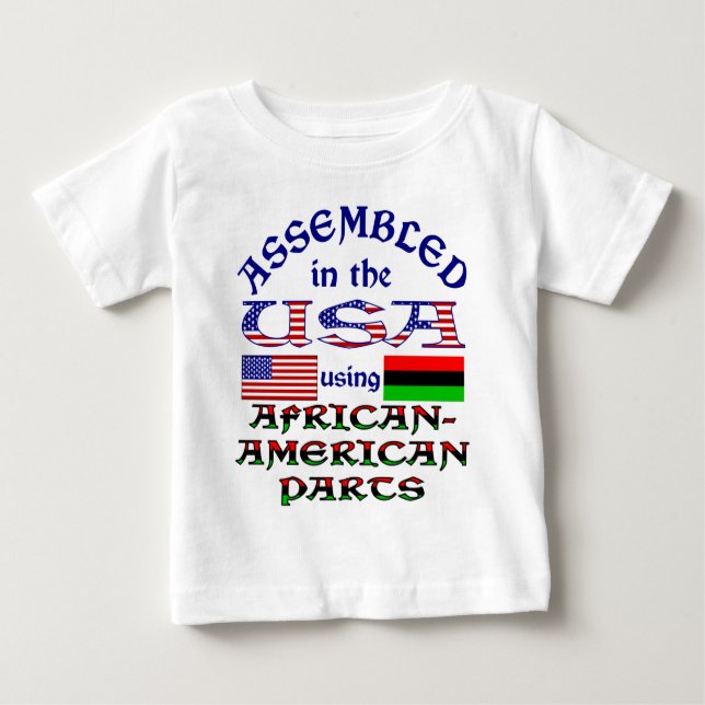 African American Parts Baby T-Shirt (Front)