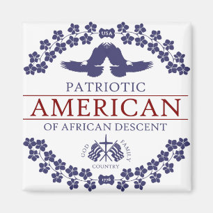 African American PATRIOT Magnet