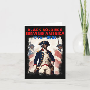 African American Patriot Revolutionary War Soldier Card