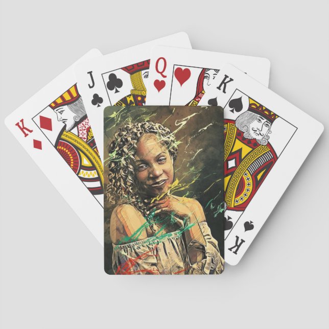 African American Playing Cards (Back)
