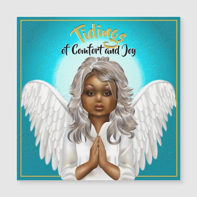 African American Praying Angel (Front)