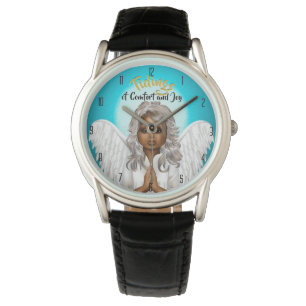 African American Praying Angel Watch