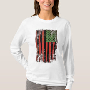 African American Pride Flag - Pan-African Green Re T-Shirt