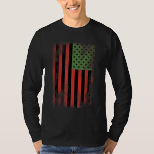 African American Pride Flag - Pan-African Green Re T-Shirt