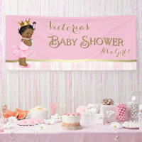 African American Princess Ballerina Baby Shower