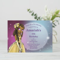 African American Princess Happy Birthday Party