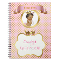 African American Princess Pink Gold Gift Guest
