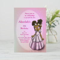 African American Princess Purple Birthday Party