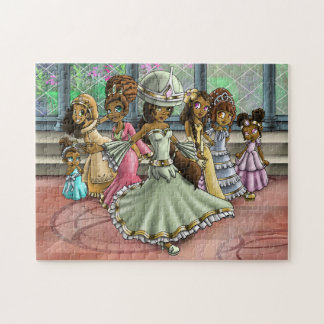 African American Princesses Jigsaw Puzzle