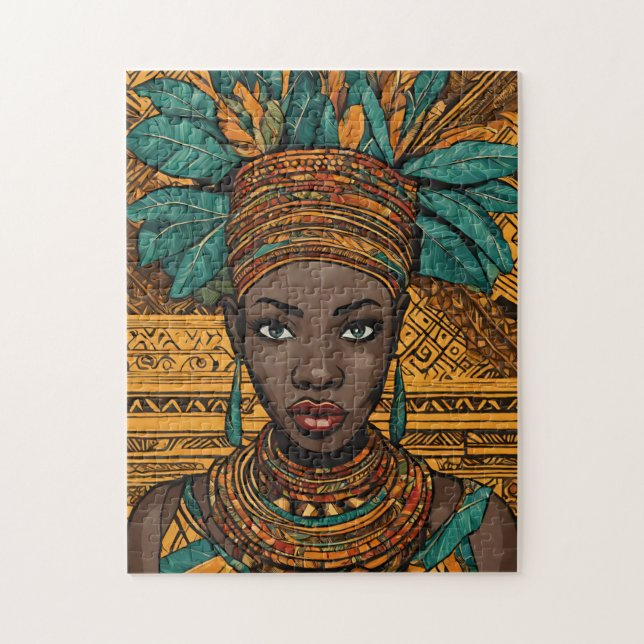 African American Queen  Jigsaw Puzzle (Vertical)