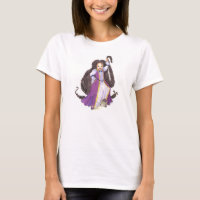 African American Rapunzel Princess women's tshirt