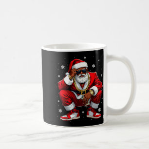 African American Santa Christmas Black Xmas Women  Coffee Mug