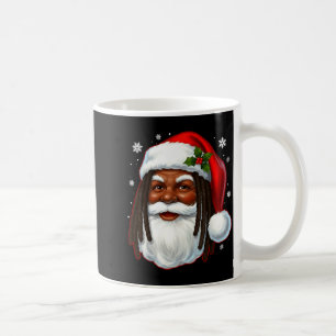 African American Santa Christmas Cool Black X-mas  Coffee Mug