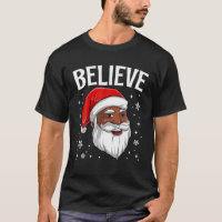African American Santa Claus Black Christmas Belie