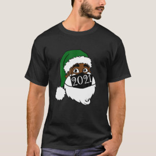African American Santa Claus Christmas 2021 Matchi T-Shirt