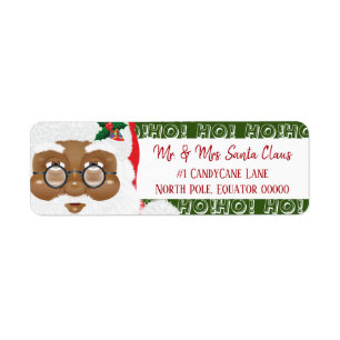 African American Santa Claus Christmas Holiday