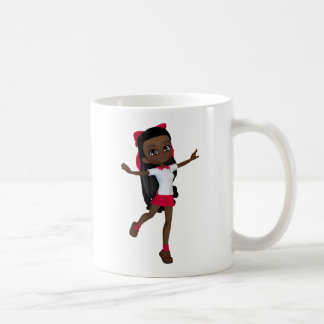 African american school girl t-shirt coffee mug