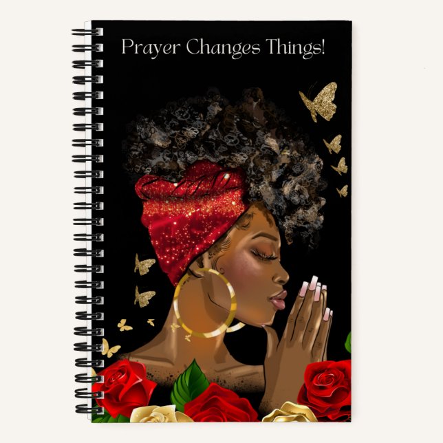 African American Spiral Notebook (Front)