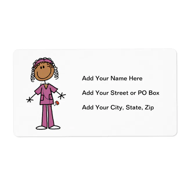 African American Stick Figure Nurse Zazzle.co.nz