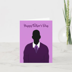 African American Suit & Tie Happy Father's Day     Card