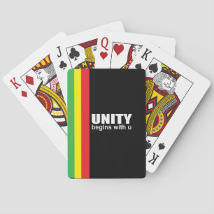African American unity Playing Cards