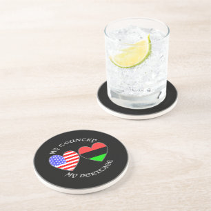African American USA Country Heritage Coaster