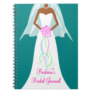 African American Wedding - Bridal Journal Notebook