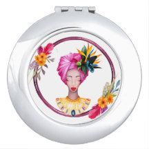 African American Woman Compact