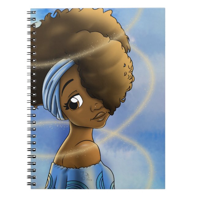 African American Woman Notebook (Front)
