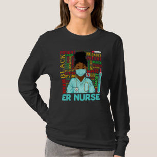 African American Women Black Er Nurse Black Histor T-Shirt