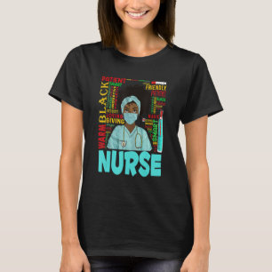 African American Women Black Nurse Black History M T-Shirt