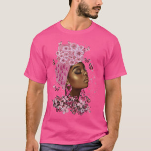 African American Women Breast Cancer Gifts T-Shirt