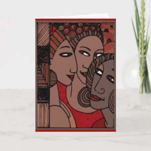African American Women Card