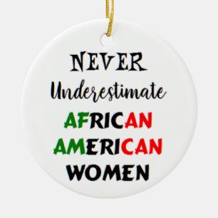 african american women ceramic tree decoration