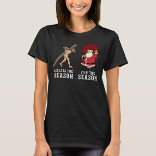 African American Women Christmas Black Santa T-Shi T-Shirt