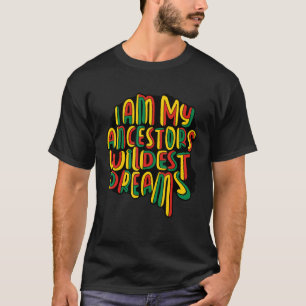 African American Women My Ancestors Afro Hair Blac T-Shirt
