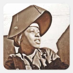 African American Women Patriots Square Sticker