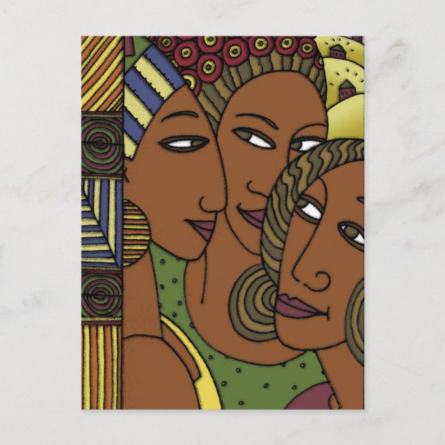 African American women sister friends Postcard (Front)
