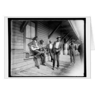 African Americans Waiting for the Boat c1902