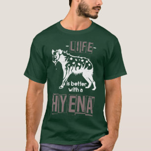 African Animal Lover Gift Zoo Hyena T-Shirt