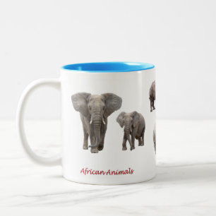 African Animal Mug