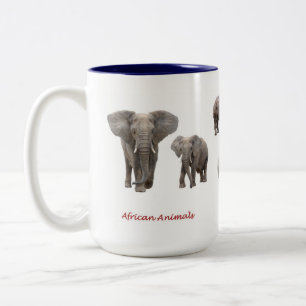 African Animal Mug