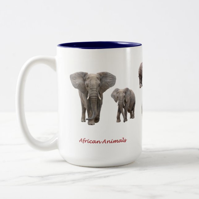 African Animal Mug (Left)