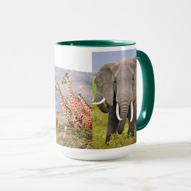 African Animals Mug (Front Right)